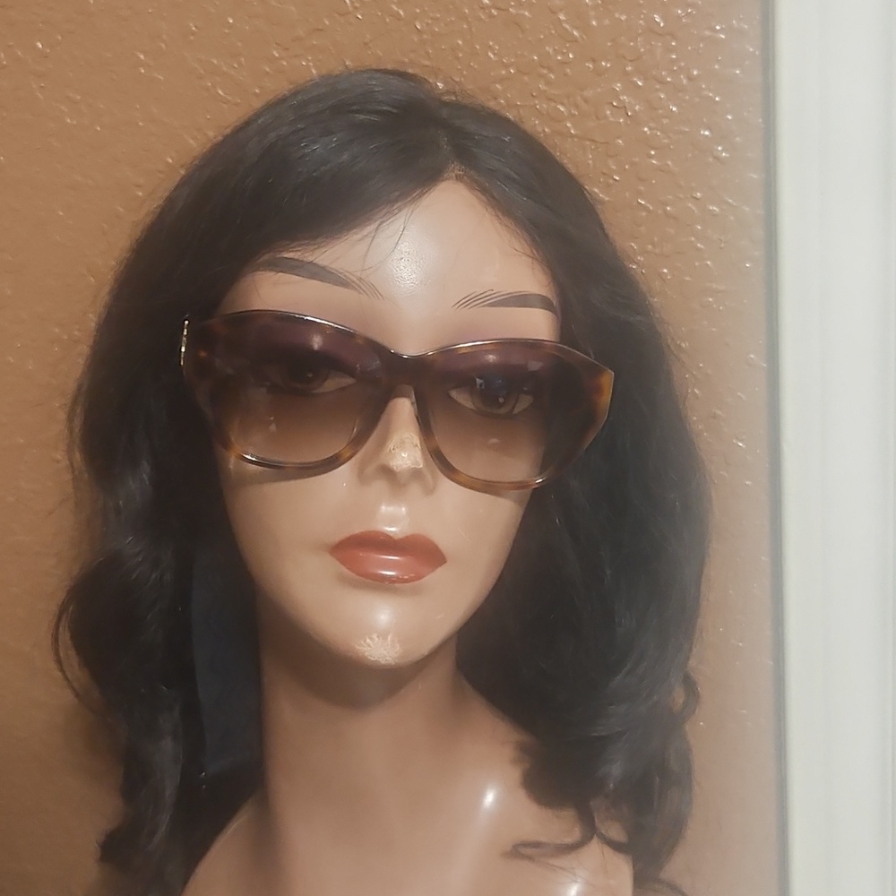 Saint Laurent Tortoise Shell Sunglasses - Picture 10 of 11